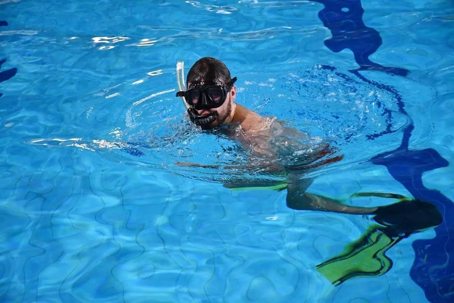 Hokej pod wodą Walenie Siemianowice Śląskie Finał WOŚP w Rudzie Śląskiej 26 I 2025